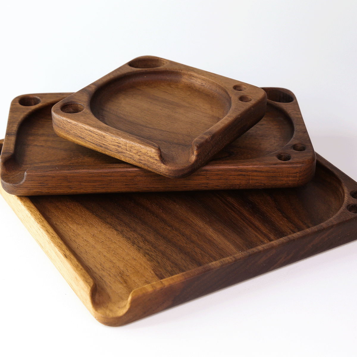 wooden rolling tray